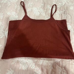 SOLD ♥️ Stylish Maroon Tank Top